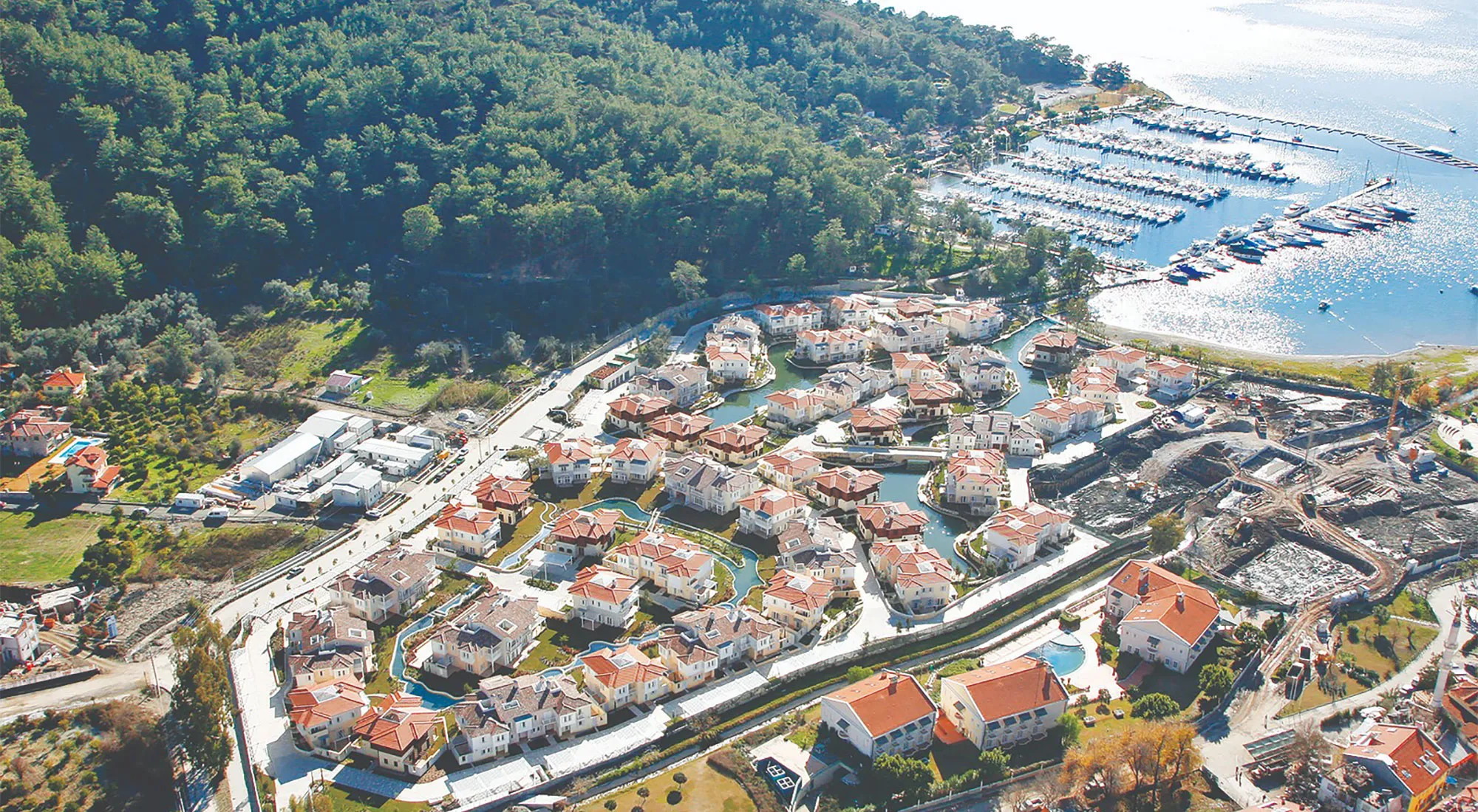 Göcek Marina Resort — Boğaziçi Grup Turizm projesi